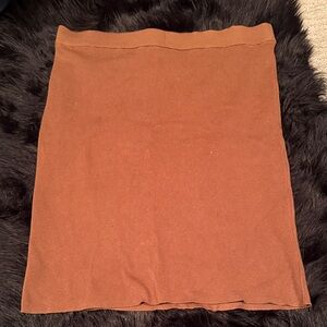 H&M Brown Pencil Skirt Medium
